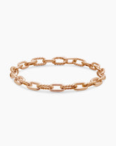 DY Madison® Chain Bracelet in 18K Rose Gold, 6mm
